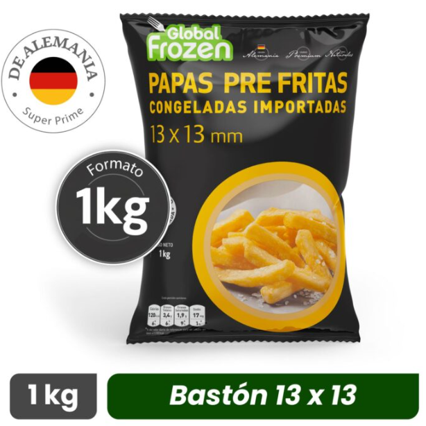 Papas Bastón Pre Fritas (kg)